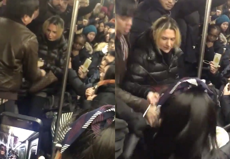 Ny地下鉄で白人女性がアジア系女性を罵り暴行 逮捕される Mashup Reporter